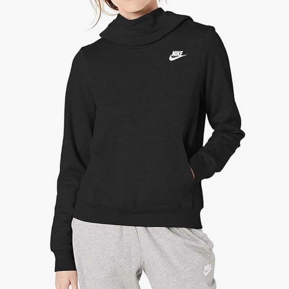 Nike Black fleece Hoodie Sweater Size Medium ⭐️